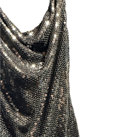 JS Boutique black sequin cocktail party dress size 8 - Picture 7 of 11